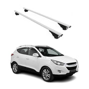 2010-2015 Hyundai Tucson Roof Rack Cross Bars Silver