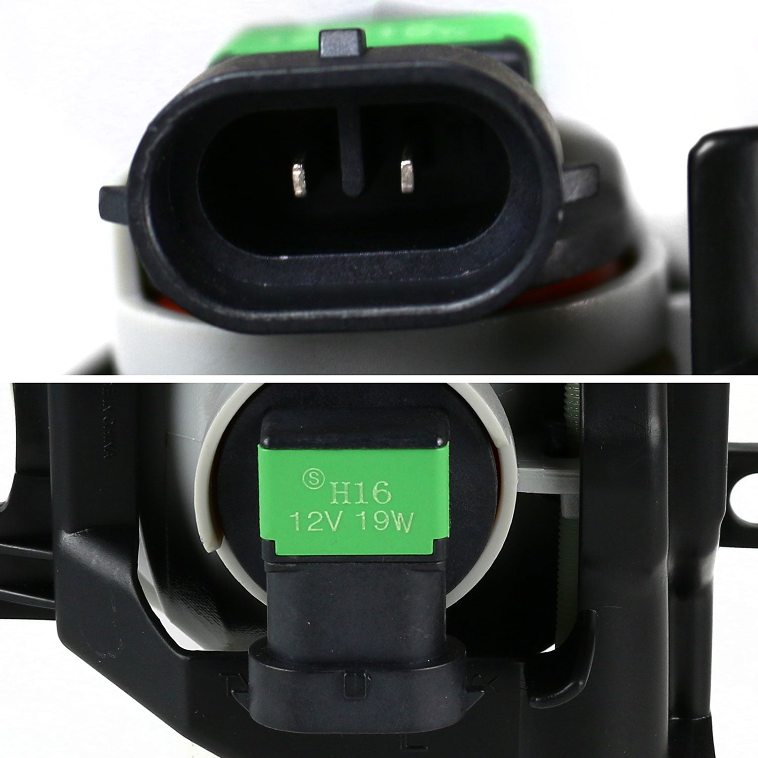 2016-2018 Toyota Land Cruiser H16 Fog Lights Kit Chrome Housing/Clear Lens