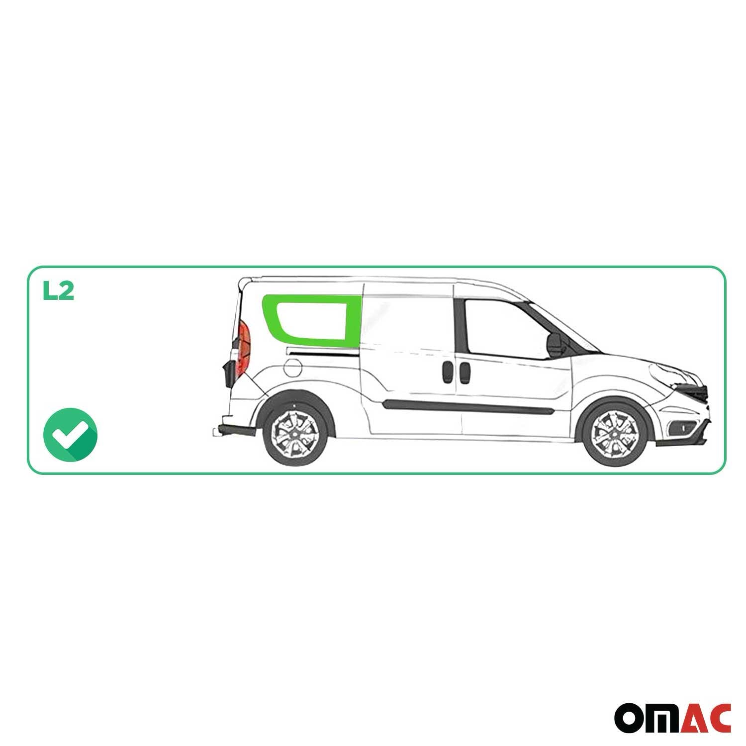 2015-2022 RAM ProMaster City Window Glass Rear Right Side L2 Long