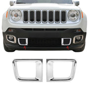 2015-2018 Jeep Renegade Front Bumper Grill Frame Molding Trim
