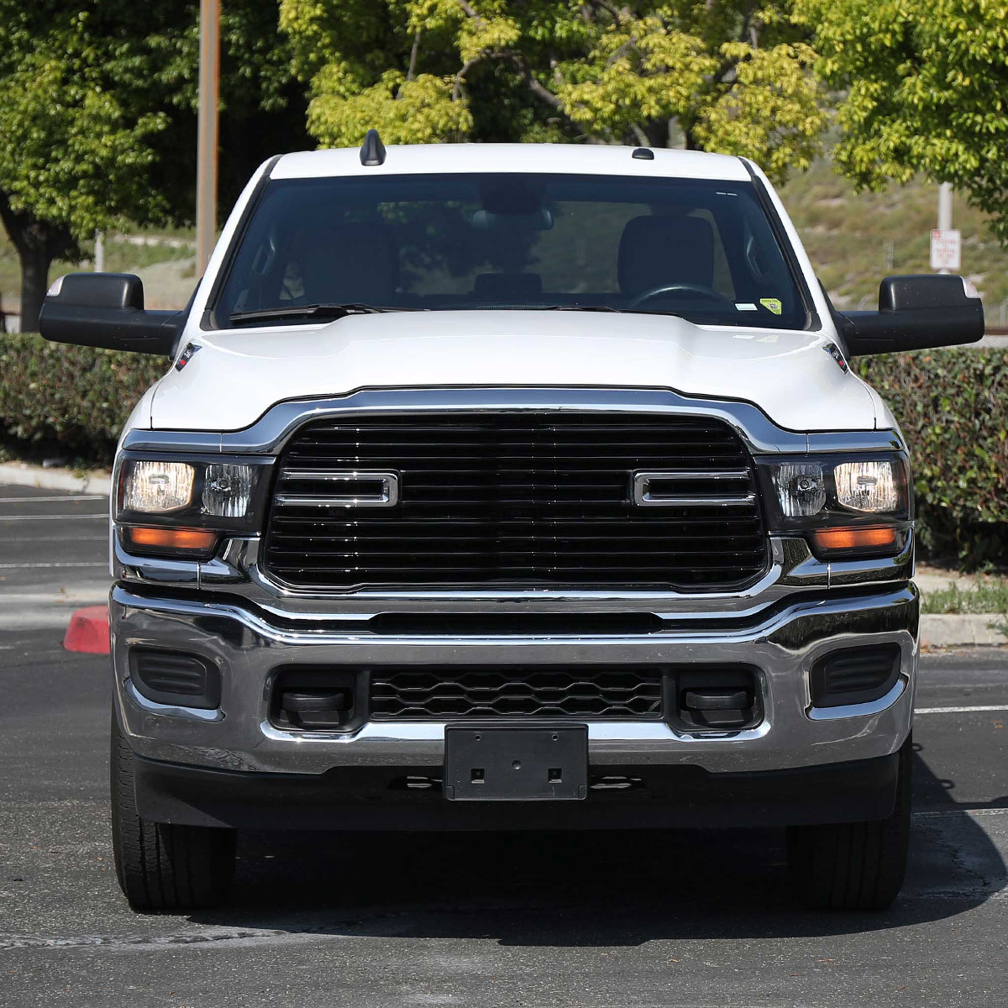 For Dodge RAM 2500 3500 2019-2024 Factory Style Crystal Headlight Passenger Side Only Black Housing Clear Lens