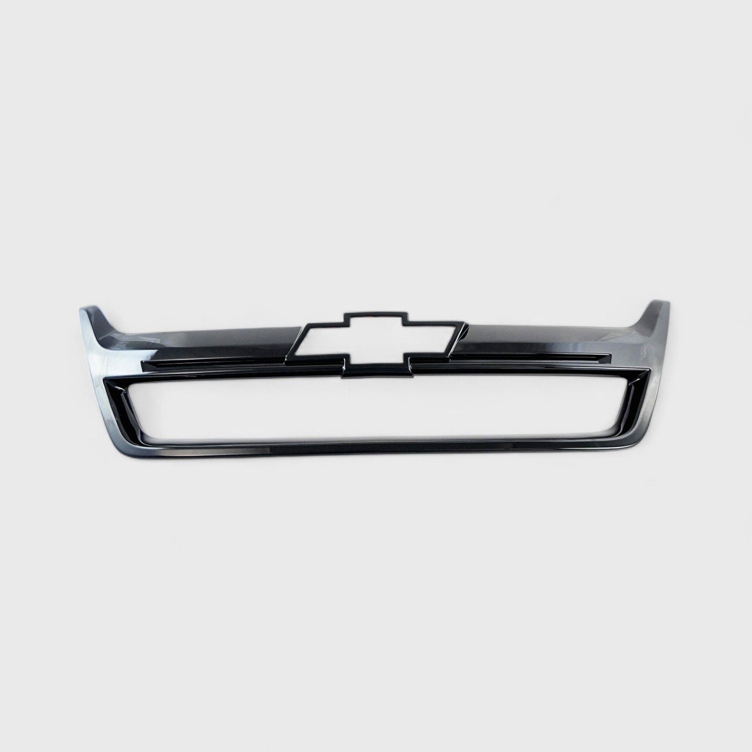 2015-2020 Chevrolet Colorado Grille Overlay Gloss Black 1Pcs ABS Plastic