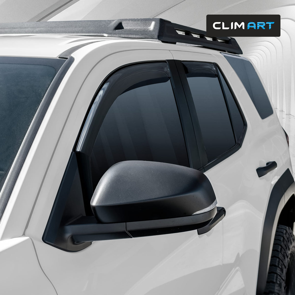 Clim Art Wind Deflectors for Toyota 4Runner 2025-2026 In-channel Dark Smoke 4Pcs