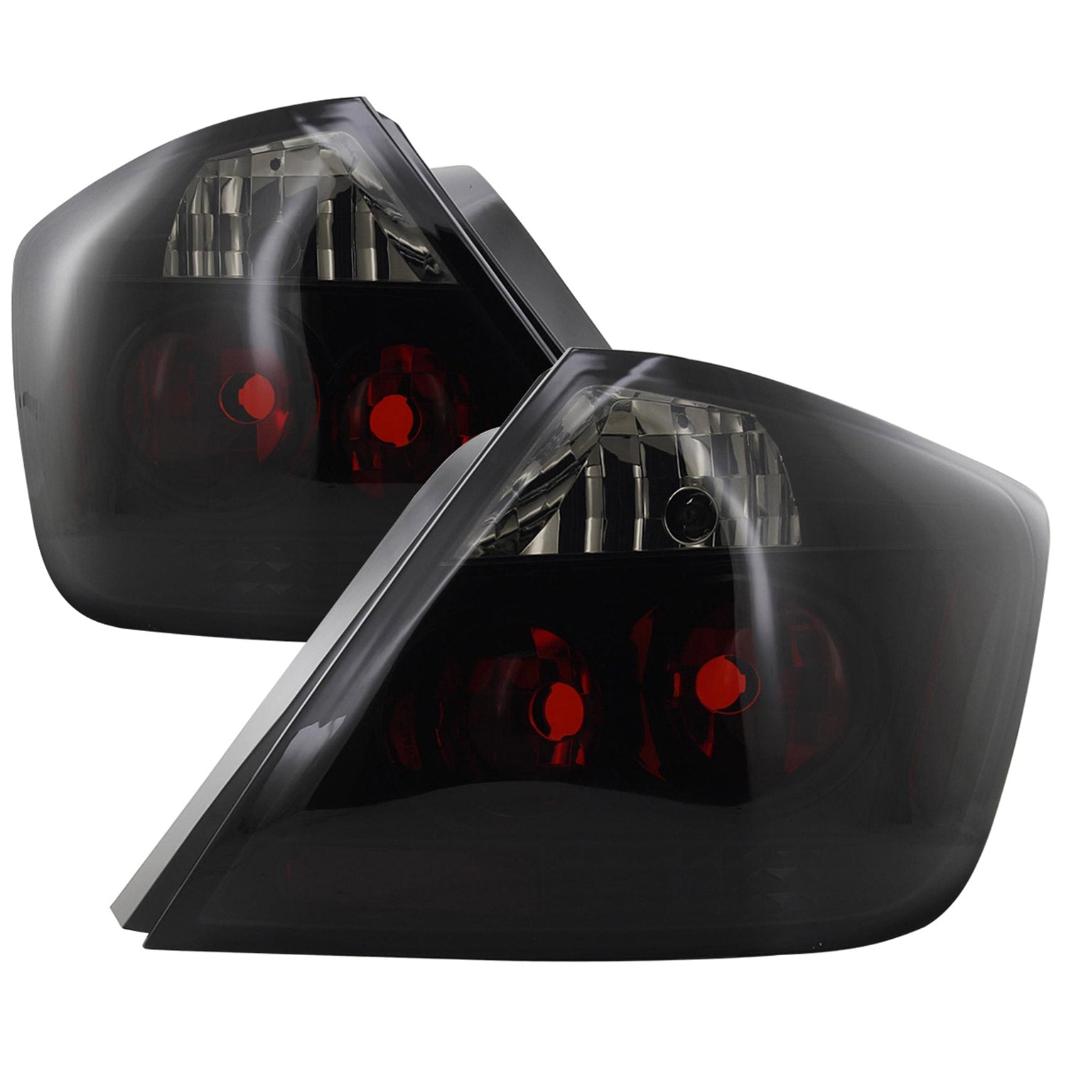 2004-2010 Scion tC Tail Lights Glossy Black Housing/Smoke Lens