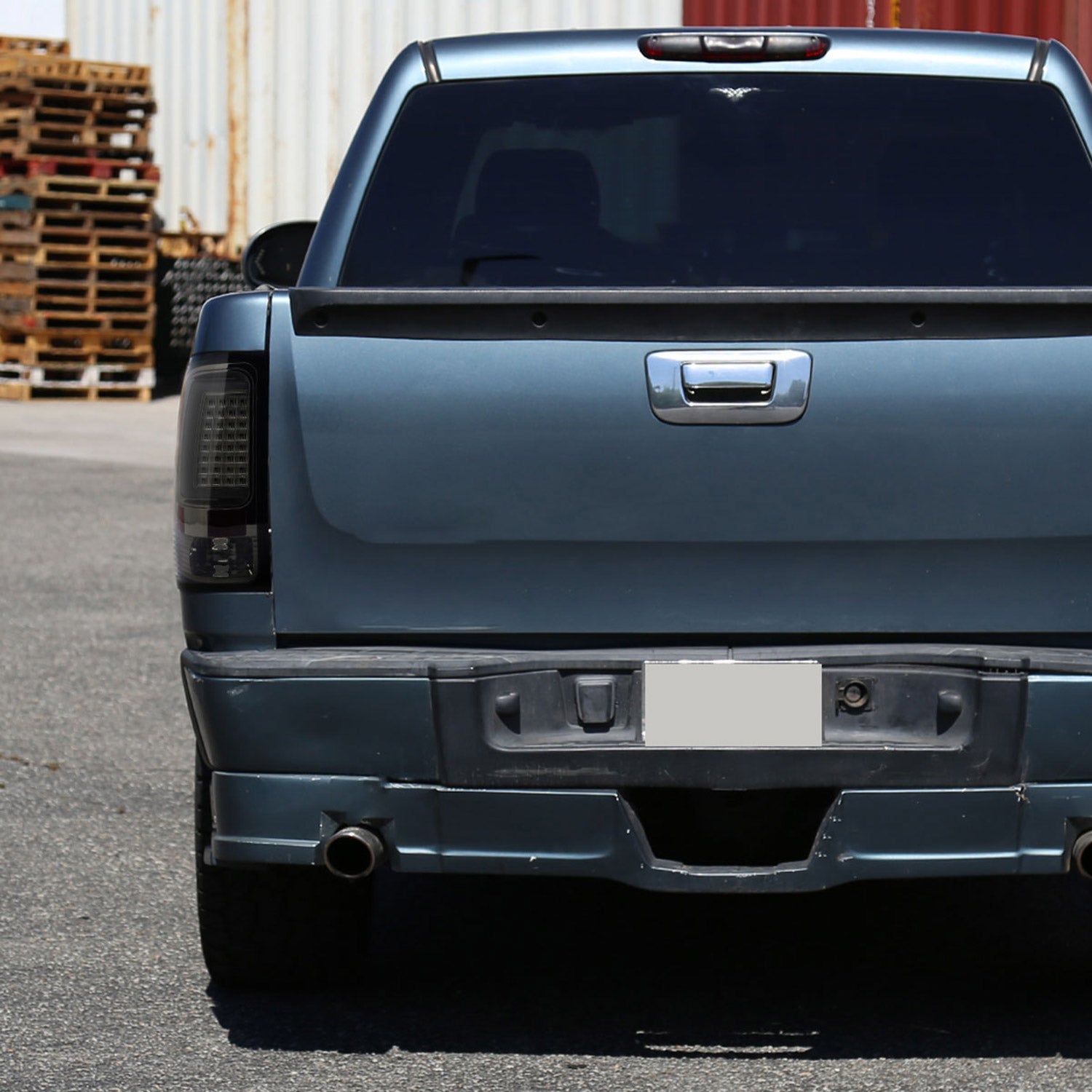 2007-2013 GMC Sierra 1500 2500HD 3500HD C-Bar LED Tail Lights Chrome/Smoke