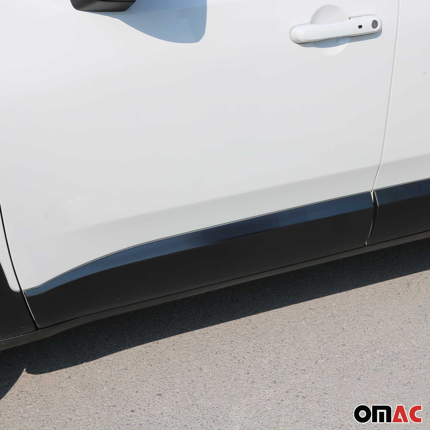 2019-2024 Jeep Renegade Side Door Molding Trim  Brushed Steel Dark 4x