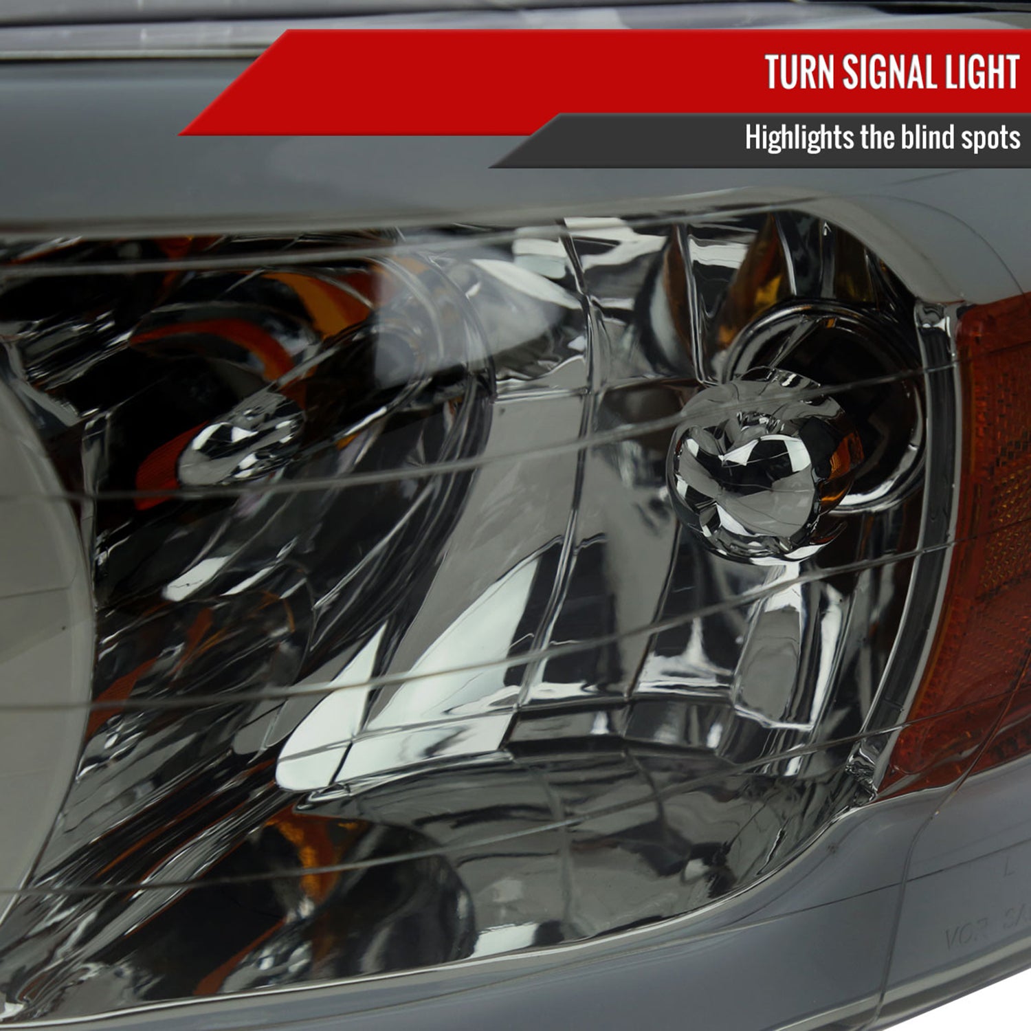 2002-2005 Dodge Ram 1500 / RAM 2500 / 3500 LED Tube H7 Headlights Chrome