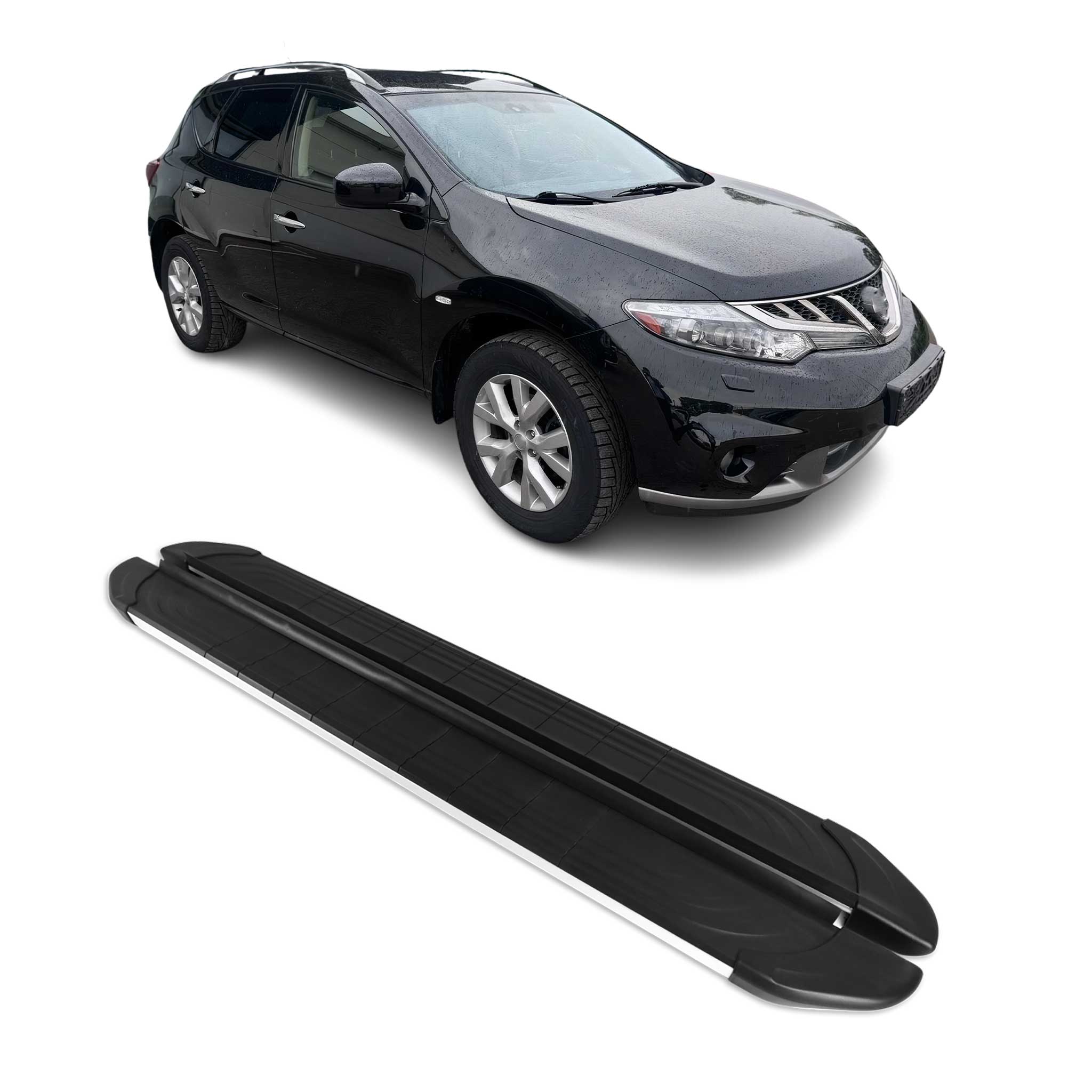 2009-2014 Nissan Murano Nerf Bar Side Step Running Boards Alu 2x