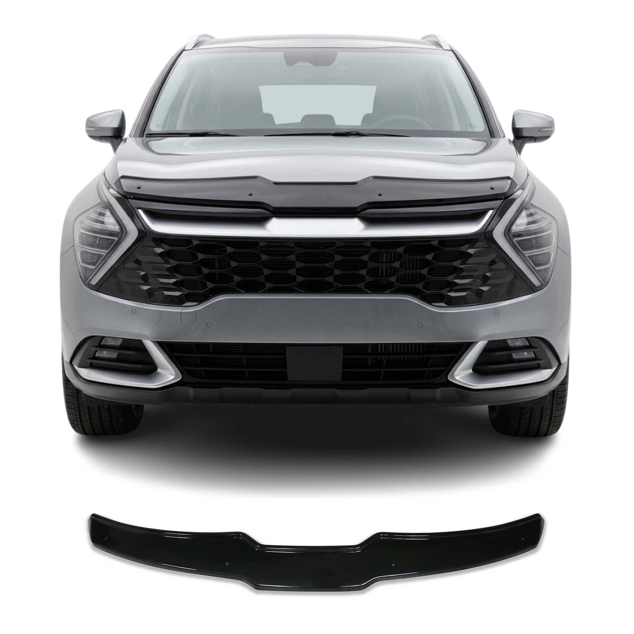 2023-2026 Kia Sportage Front Bug Shield Hood Deflector 1 Pc Smoke