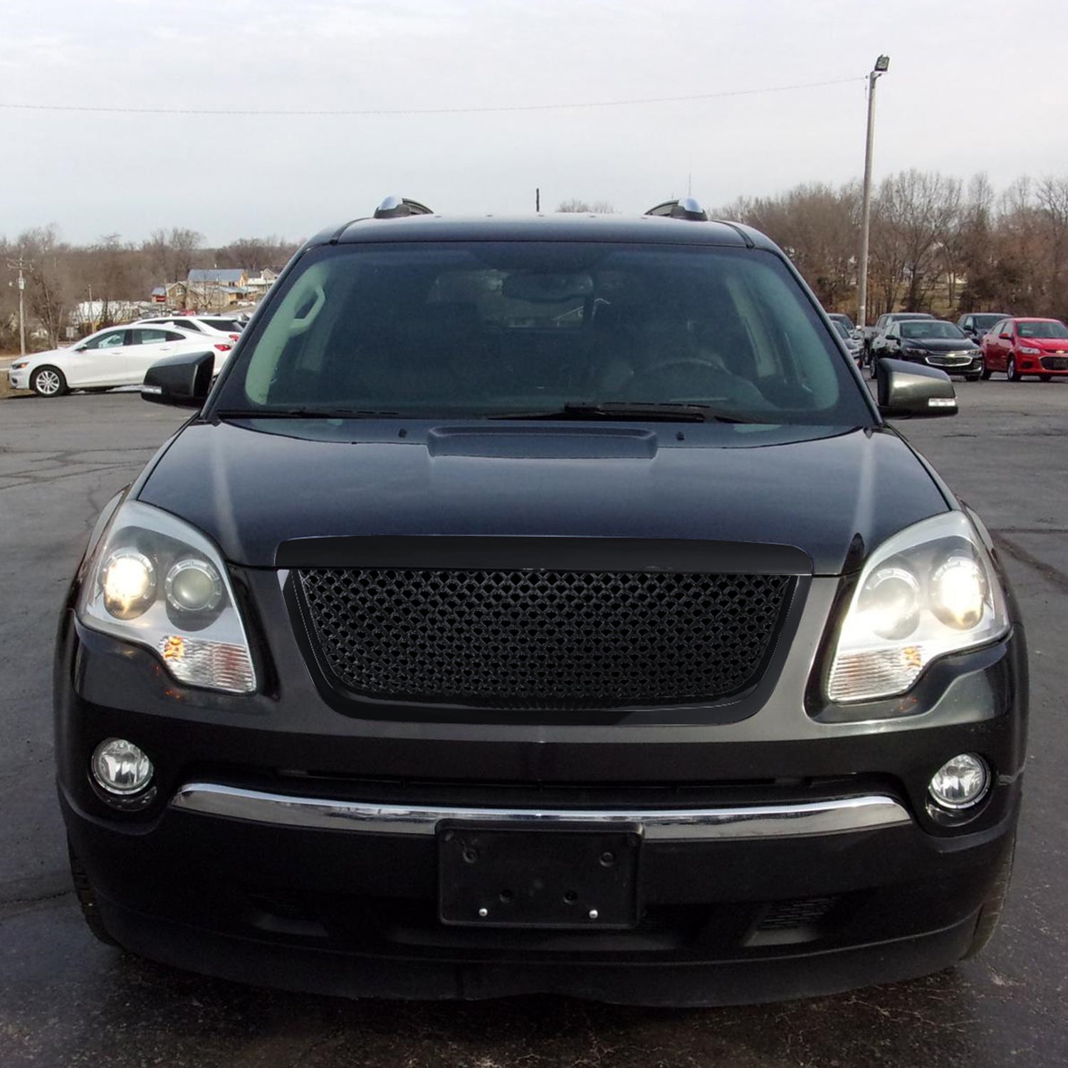 2007-2012 GMC Acadia Black ABS Mesh Grille