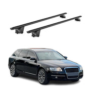 2006-2011 Audi A6 Avant Roof Rack Cross Bars Black