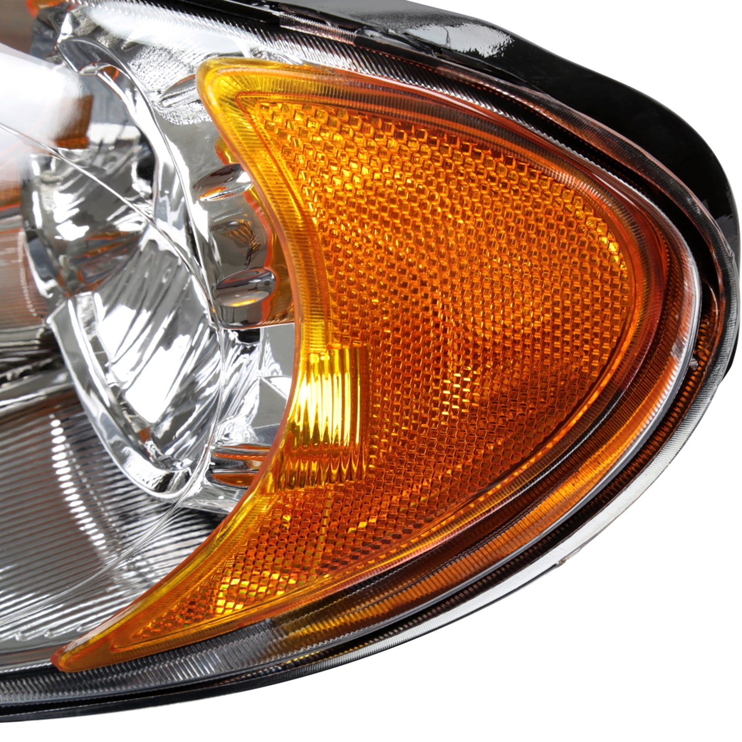 2005-2007 Chrysler Town & Country Factory Replacement Headlights Chrome/Clear