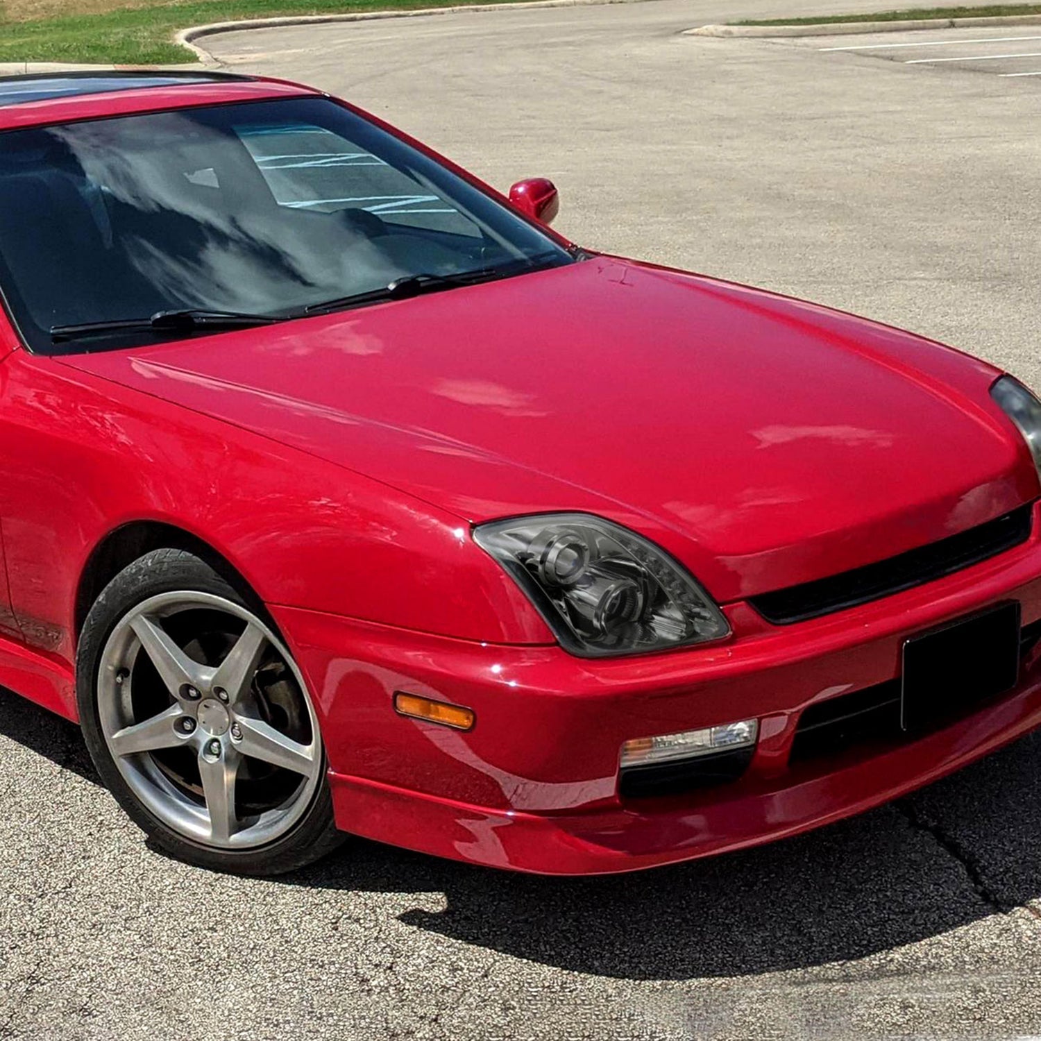 1997-2001 Honda Prelude Projector Headlights SMD LED Light Strip Chrome/Smoke