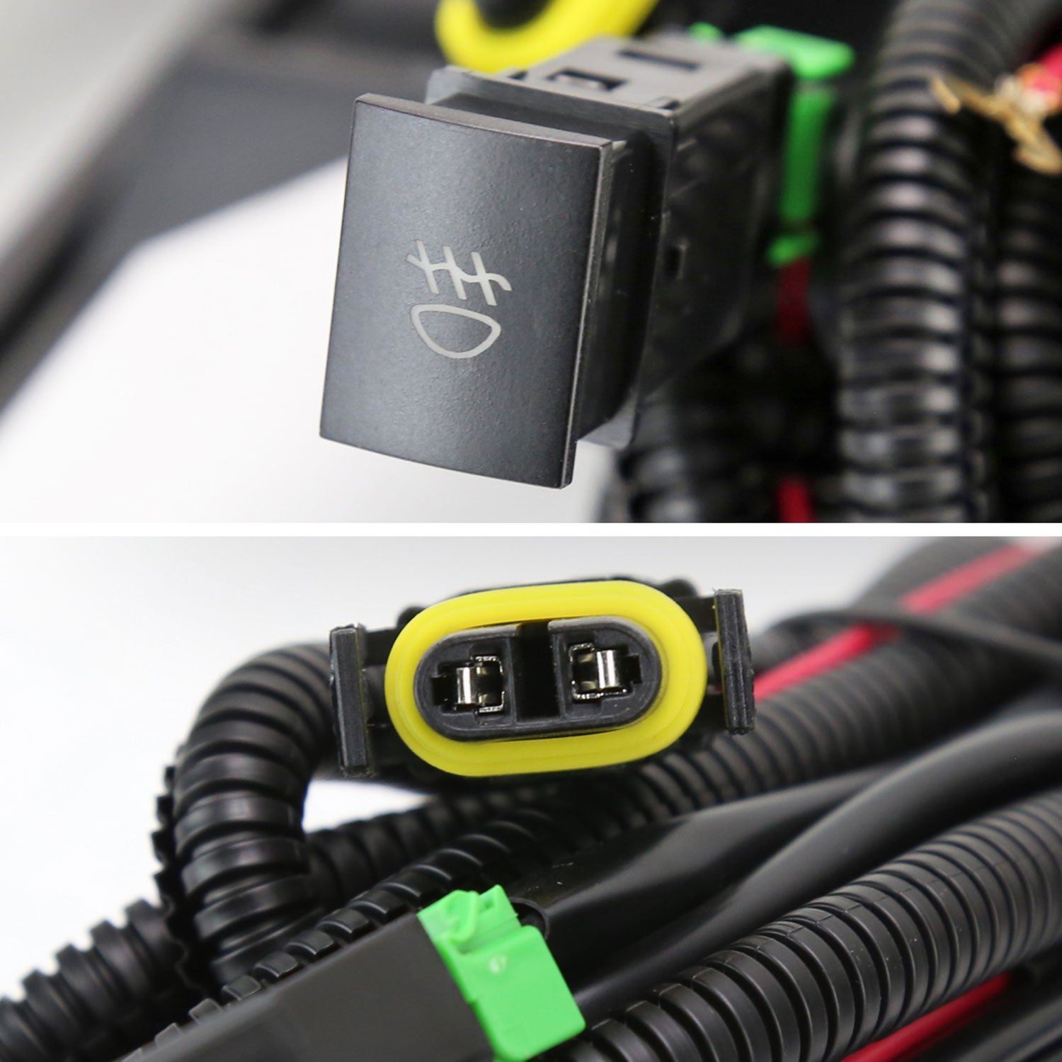 2020-2022 Nissan Versa H8 Fog Lights Kit Chrome Housing/Clear Lens