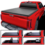 2022-2024 Toyota Tundra 5'6" Truck Bed Soft Quad-Fold Tonneau Cover