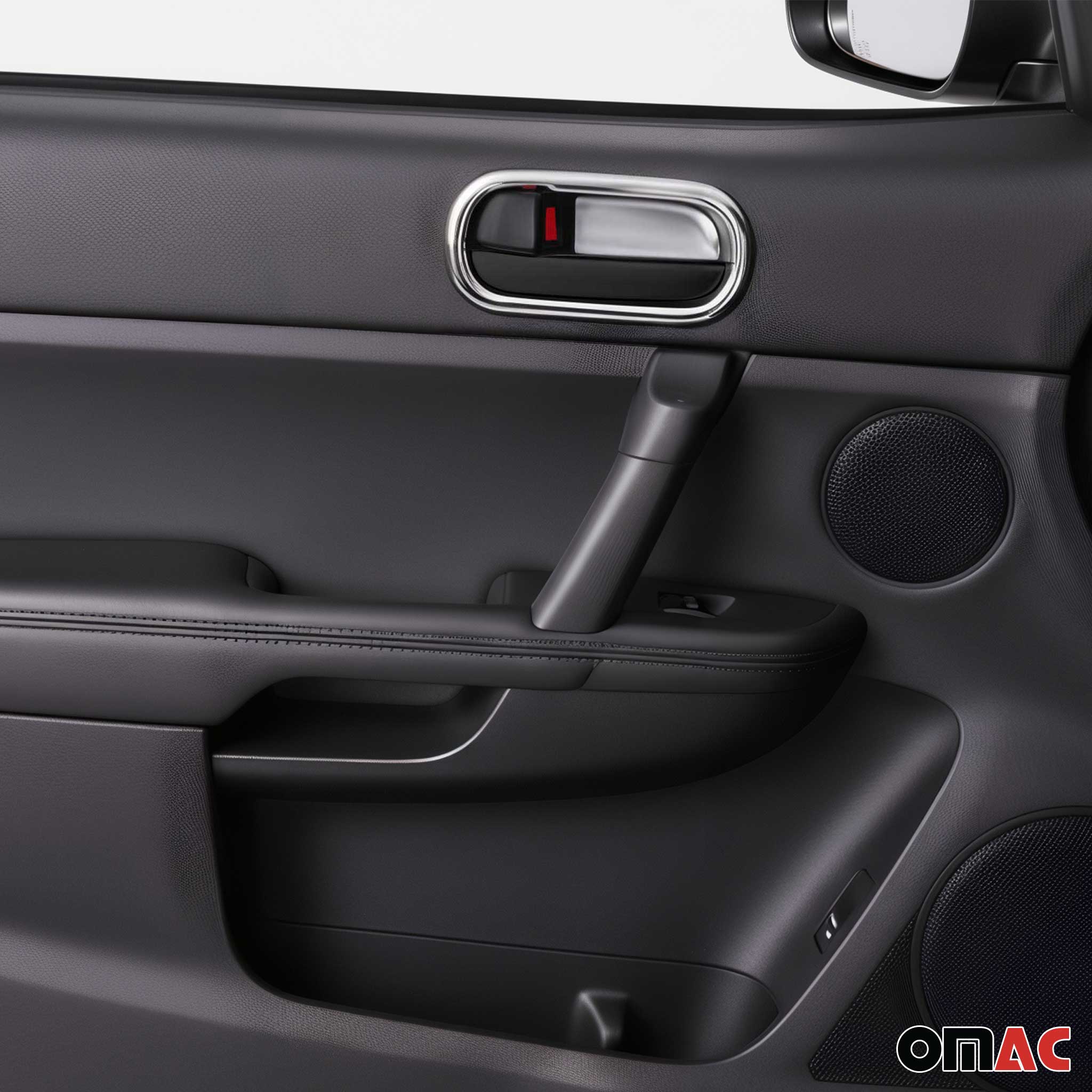 2016-2023 Mazda MX-5 Miata Car Door Handle Cover Protector Silver Chrome