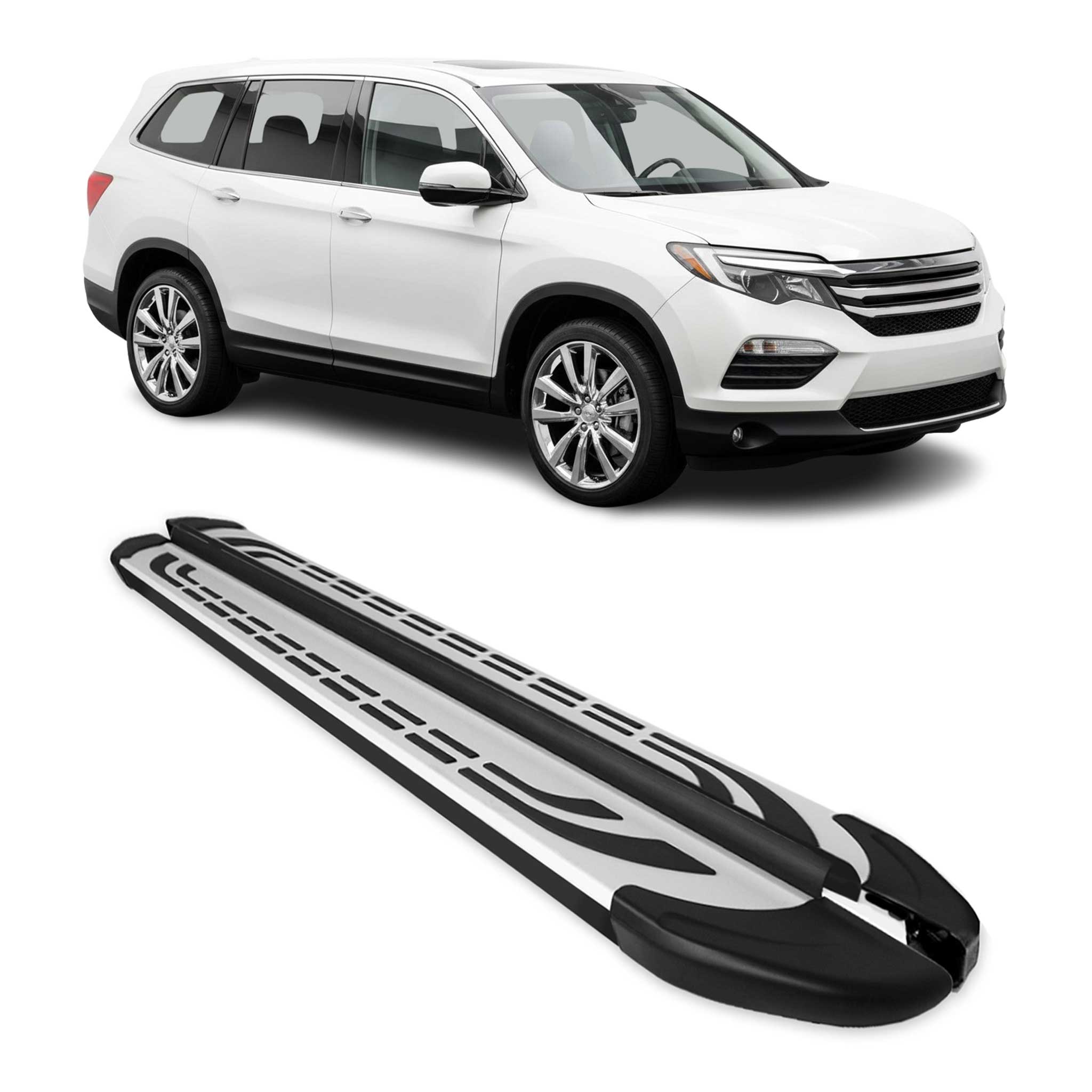 2016-2022 Honda Pilot Nerf Bar Side Step Running Boards Alu 2x