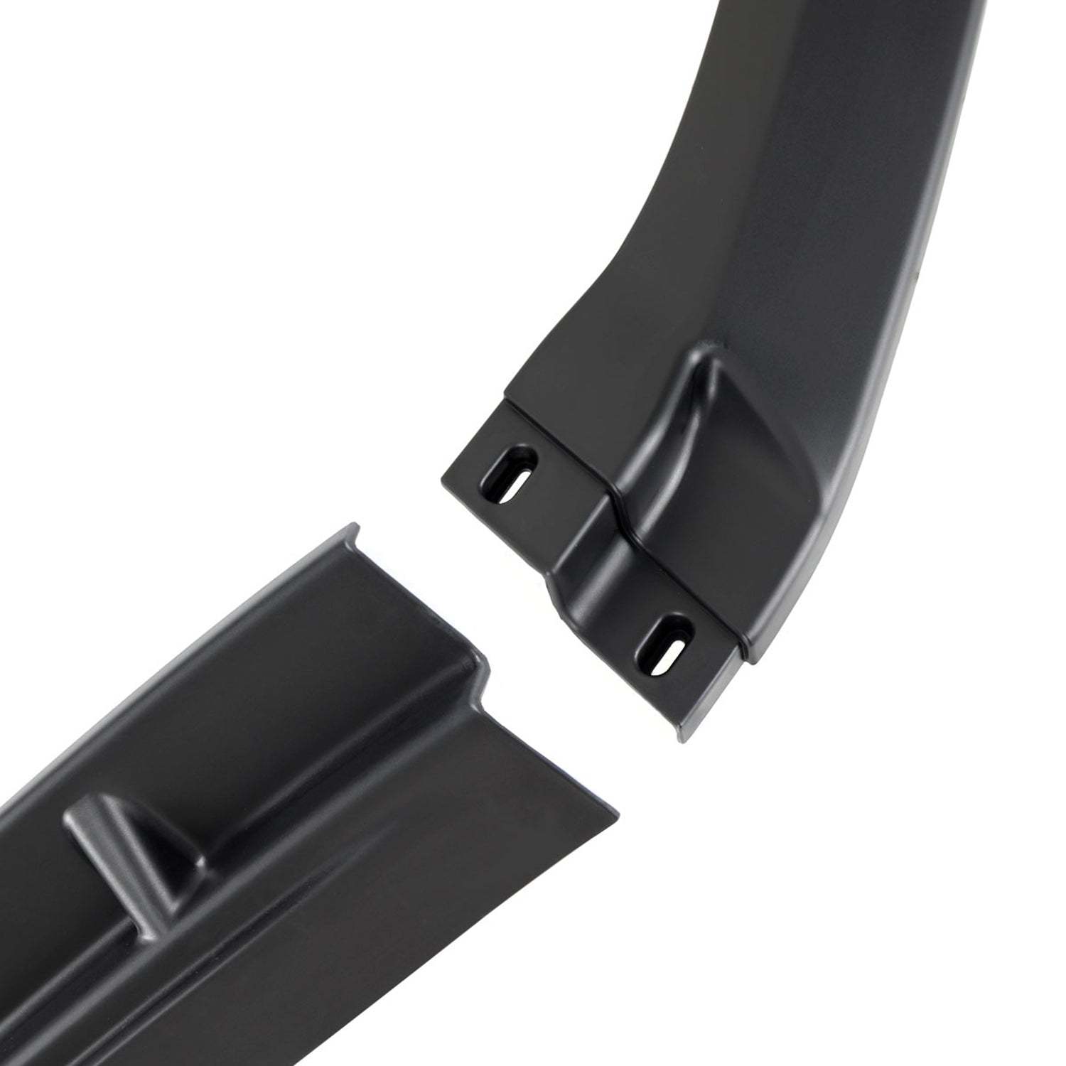 2013-2014 Ford Mustang Matte Black 3Pcs Front Bumper Lip Splitter Kit