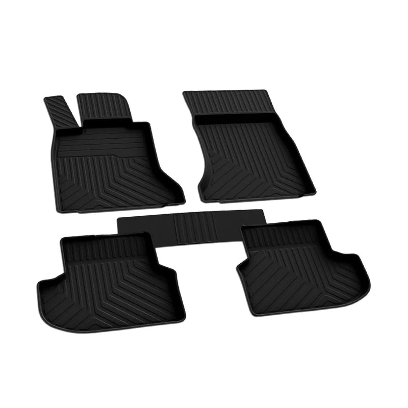 2010-2013 BMW 5 Series F10 F11 4WD xDrive Floor Mats Liners Full Set All Weather Black