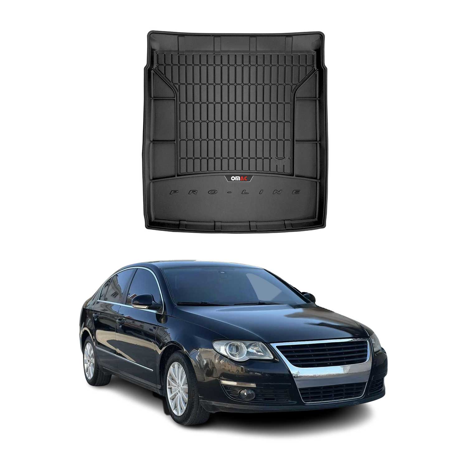 2006-2010 VW Passat B6 Sedan Premium Cargo Liner Trunk Mat All Weather Heavy Duty
