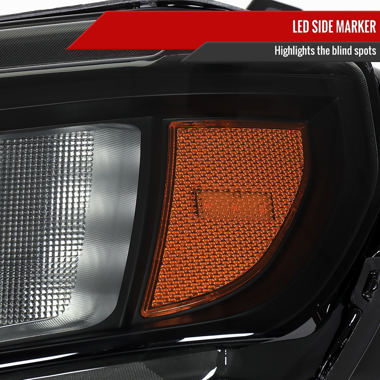 2019-2021 Chevy Silverado 1500 Full LED Projector Headlights LED Signal Smoke