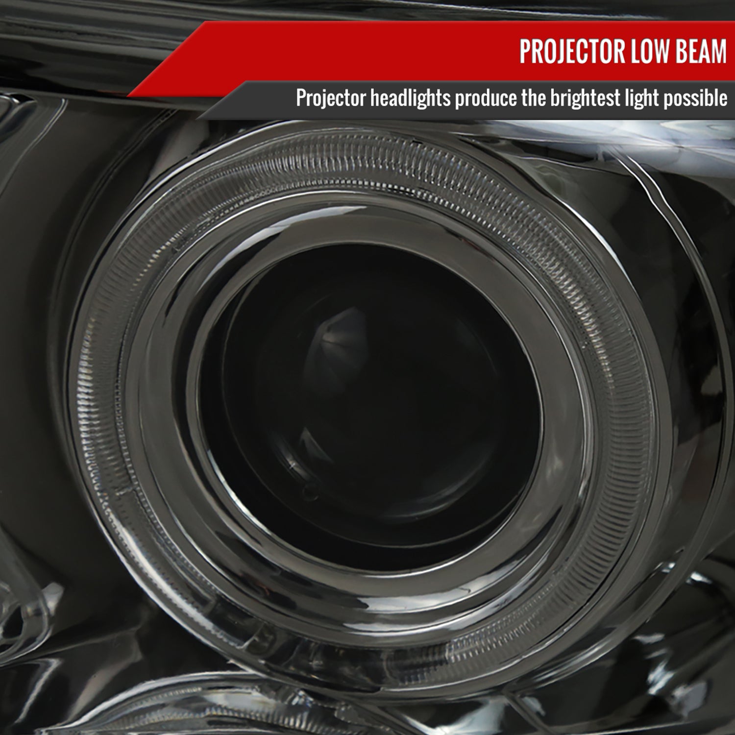 2011-2016 F-250 F-350 F-450 F-550 Dual Halo Headlights LED Signal Smoke