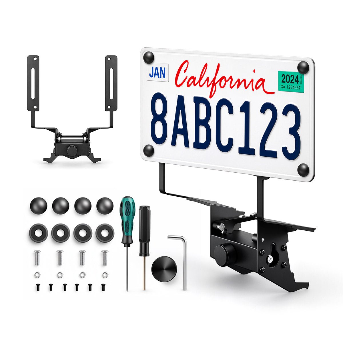 Model Y Juniper Front License Plate Holder | No-Drill, Anti-Theft Aluminum