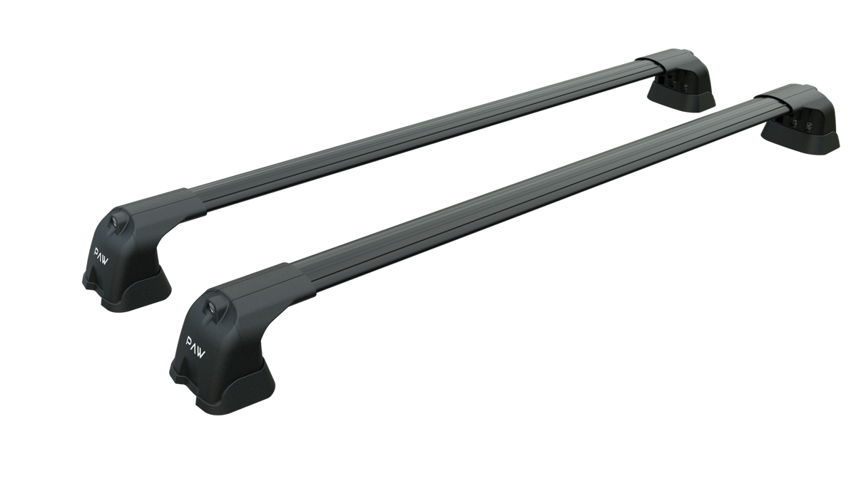 For Opel Corsa E 2014-2019 Roof Rack Cross Bars Fix Point, Black