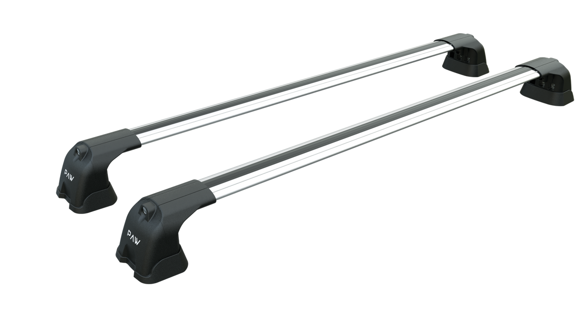 For Opel Corsa E 2014-2019 Roof Rack Cross Bars Fix Point, Silver