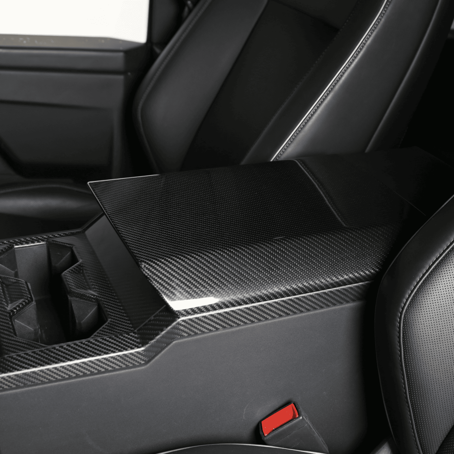 [Real Carbon Fiber] Armrest Cover For Cybertruck