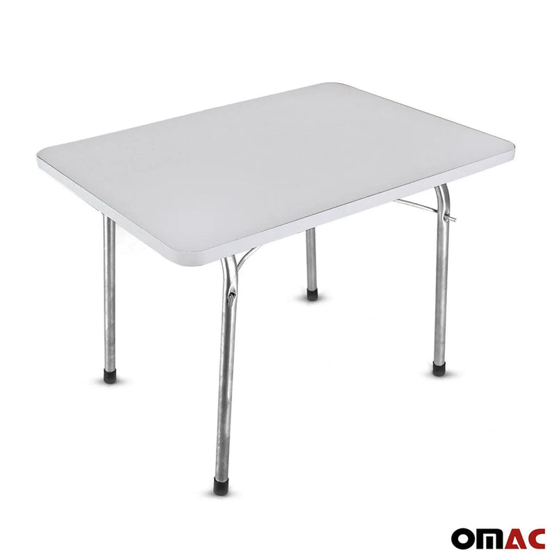 Folding Table Portable White Indoor Outdoor BBQ Picnic Party White Camp Table