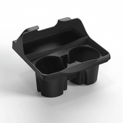 Silicone Center Console Cup Holder Insert for Model 3 & Model Y | Anti-Spill