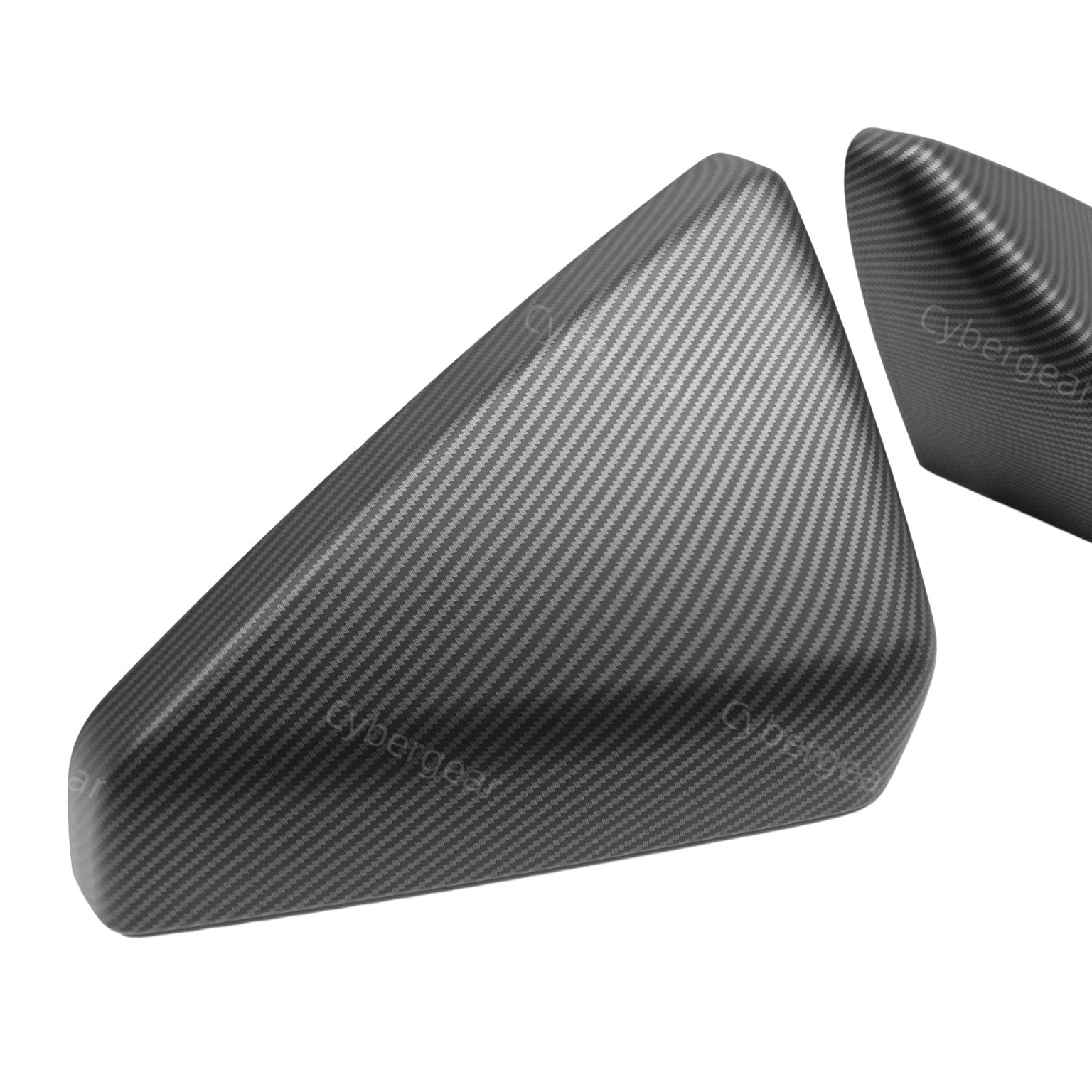 [Carbon Fiber Pattern ABS] Texture Side Mirror Cap Rearview Protective Cover For Cybertruck (2 Pcs))