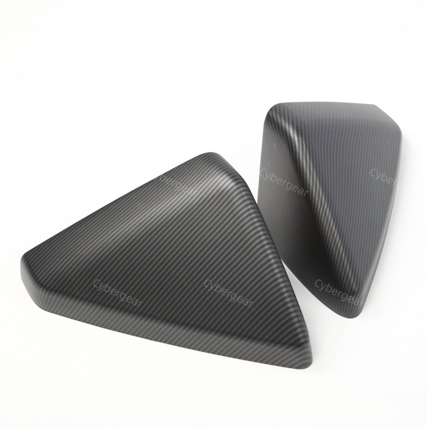 [Carbon Fiber Pattern ABS] Texture Side Mirror Cap Rearview Protective Cover For Cybertruck (2 Pcs))