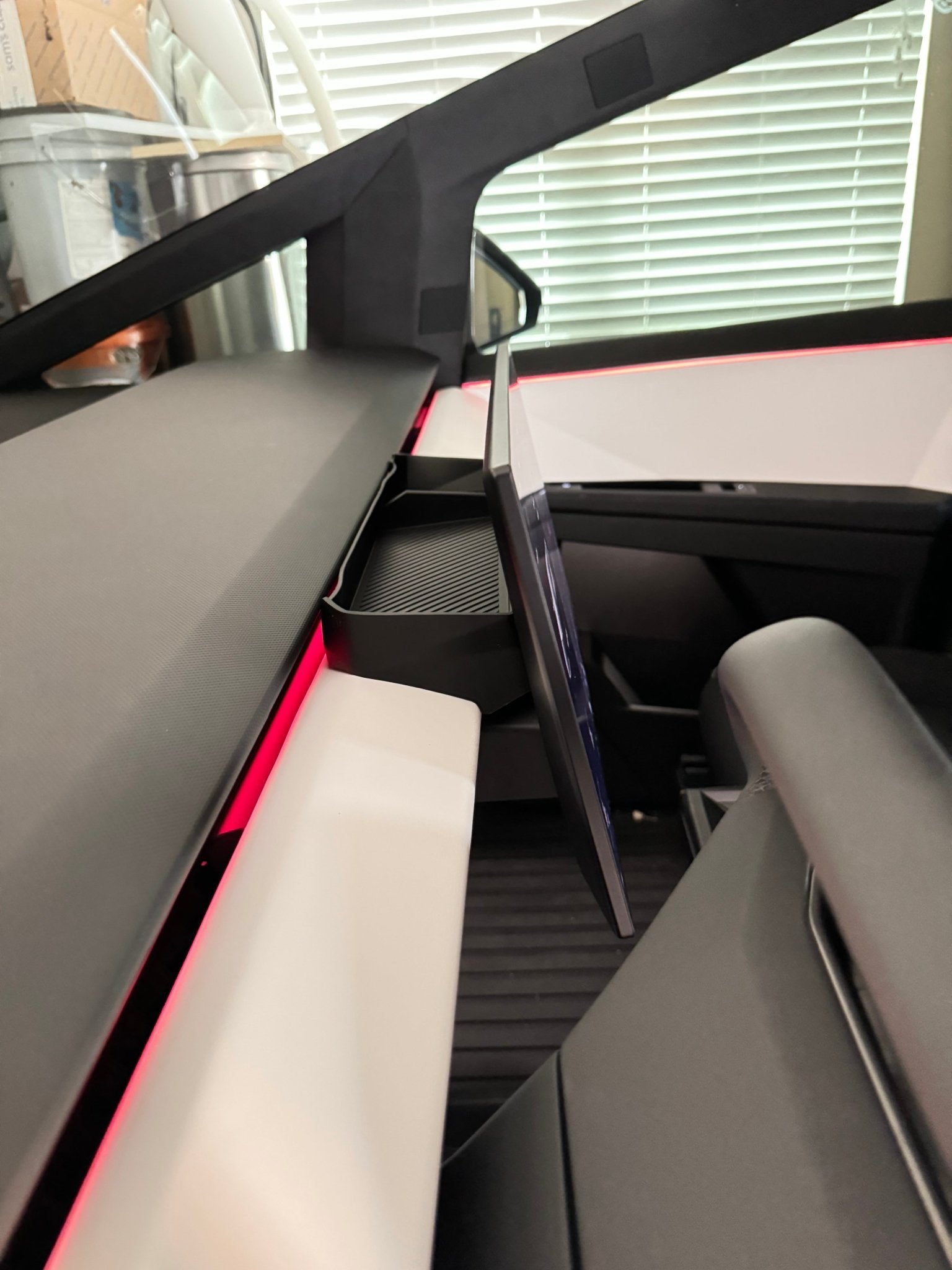 Tesla Cybertruck Behind the Screen Organizer