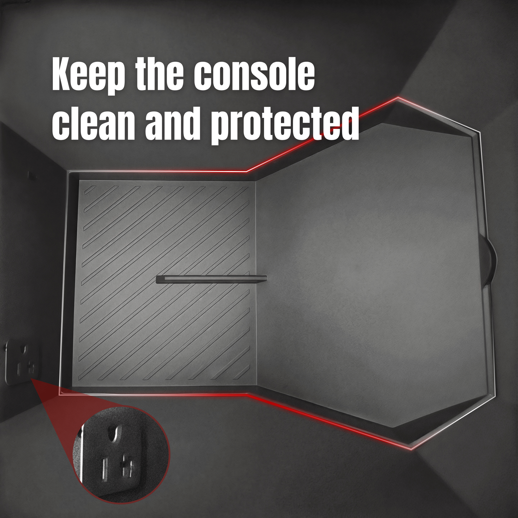 Tesla Cybertruck Center Console Organizer Storage Solution Set