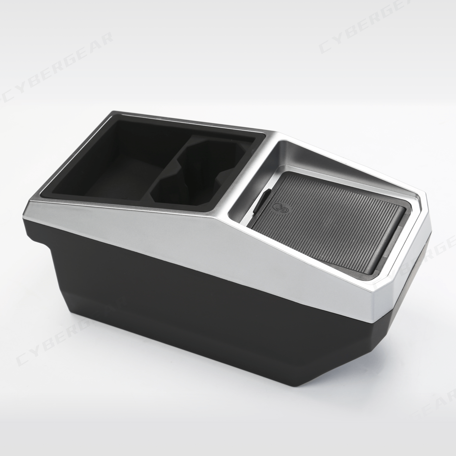 Tesla Cybertruck Center Floor Organizer & Trash Bin