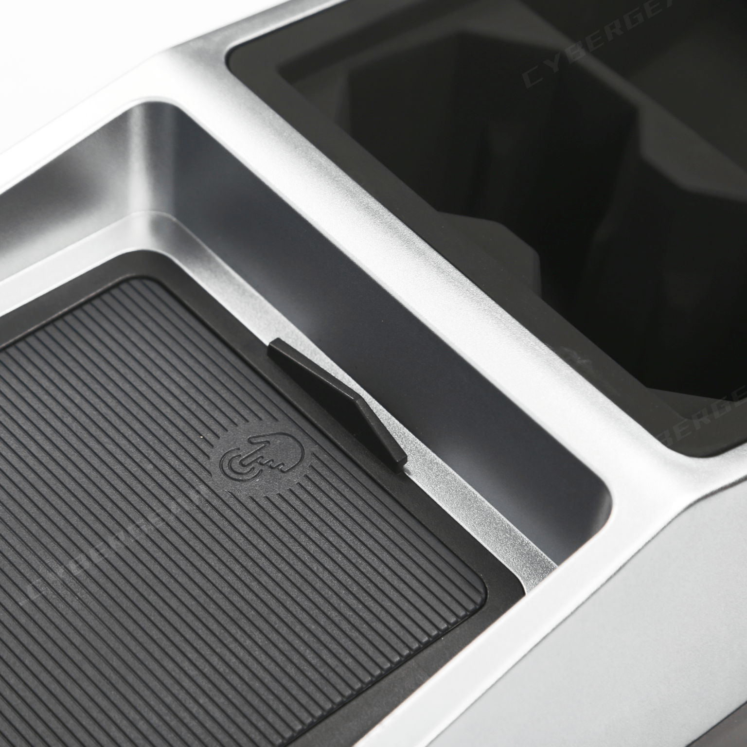 Tesla Cybertruck Center Floor Organizer & Trash Bin