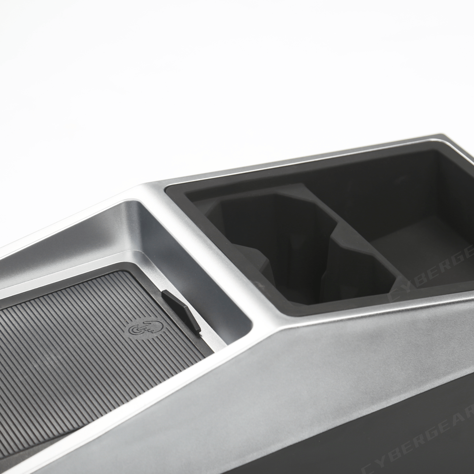 Tesla Cybertruck Center Floor Organizer & Trash Bin
