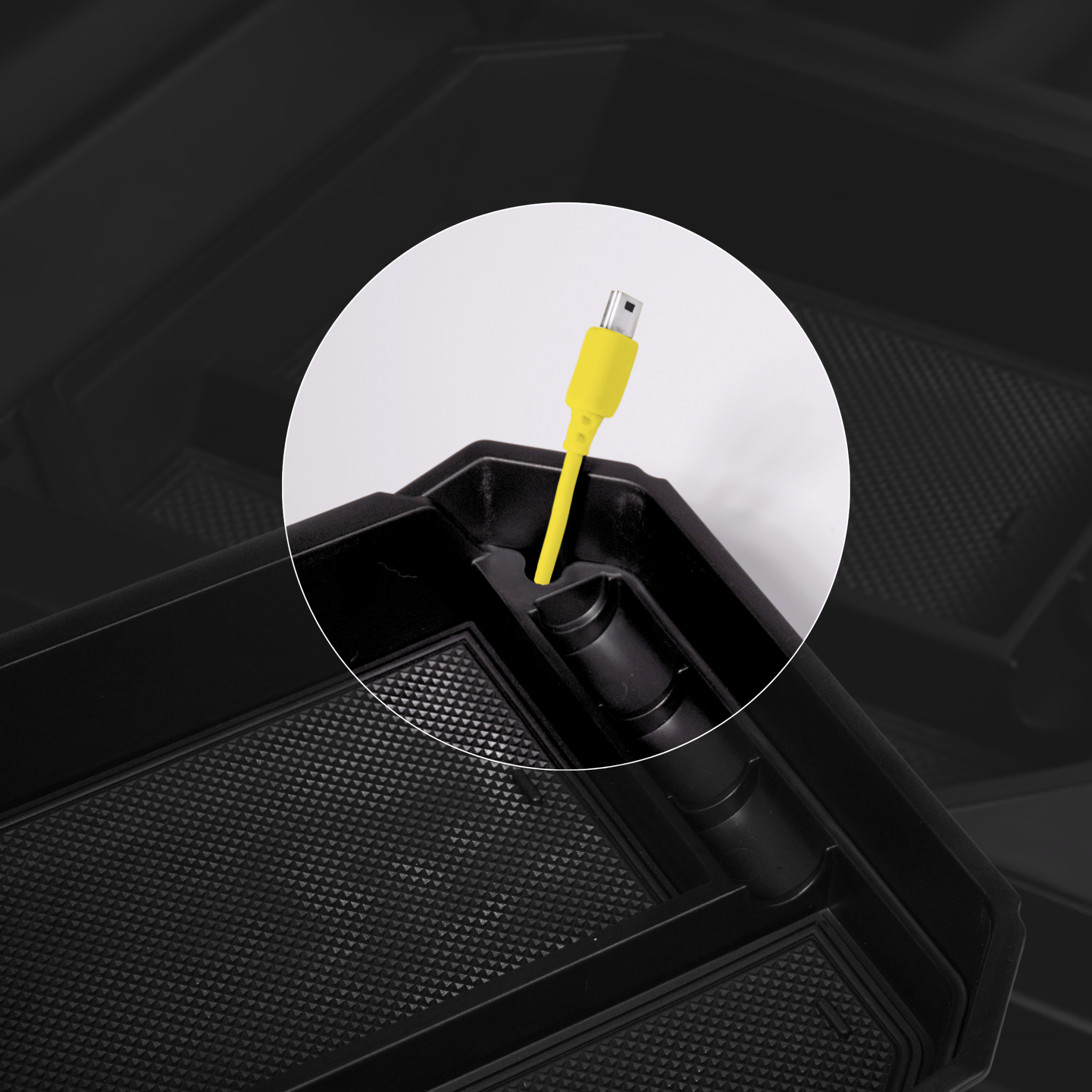 Tesla Cybertruck Double Layer Console Organizer