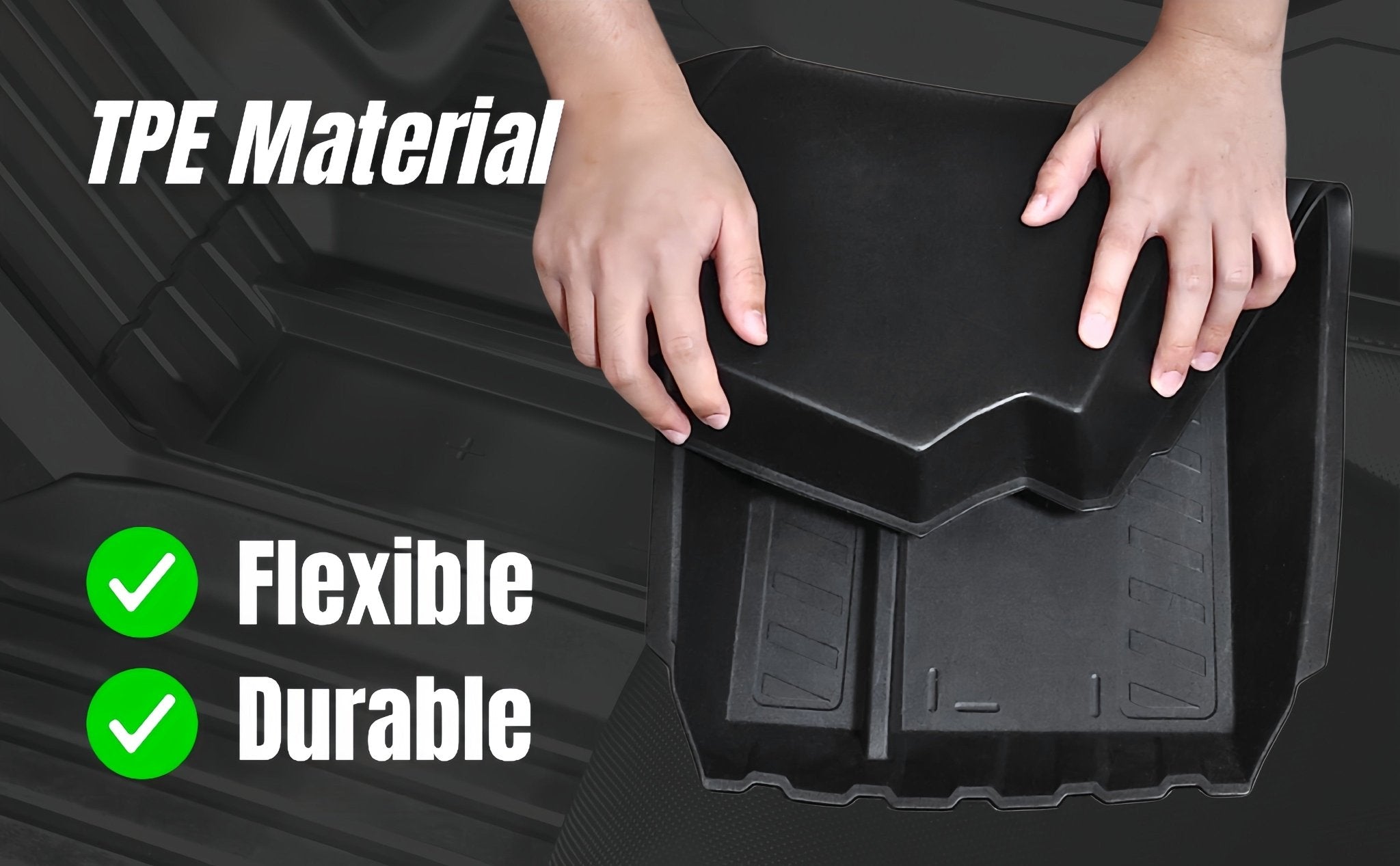 Tesla Cybertruck Floor Organizer Tray Lower Console Storage