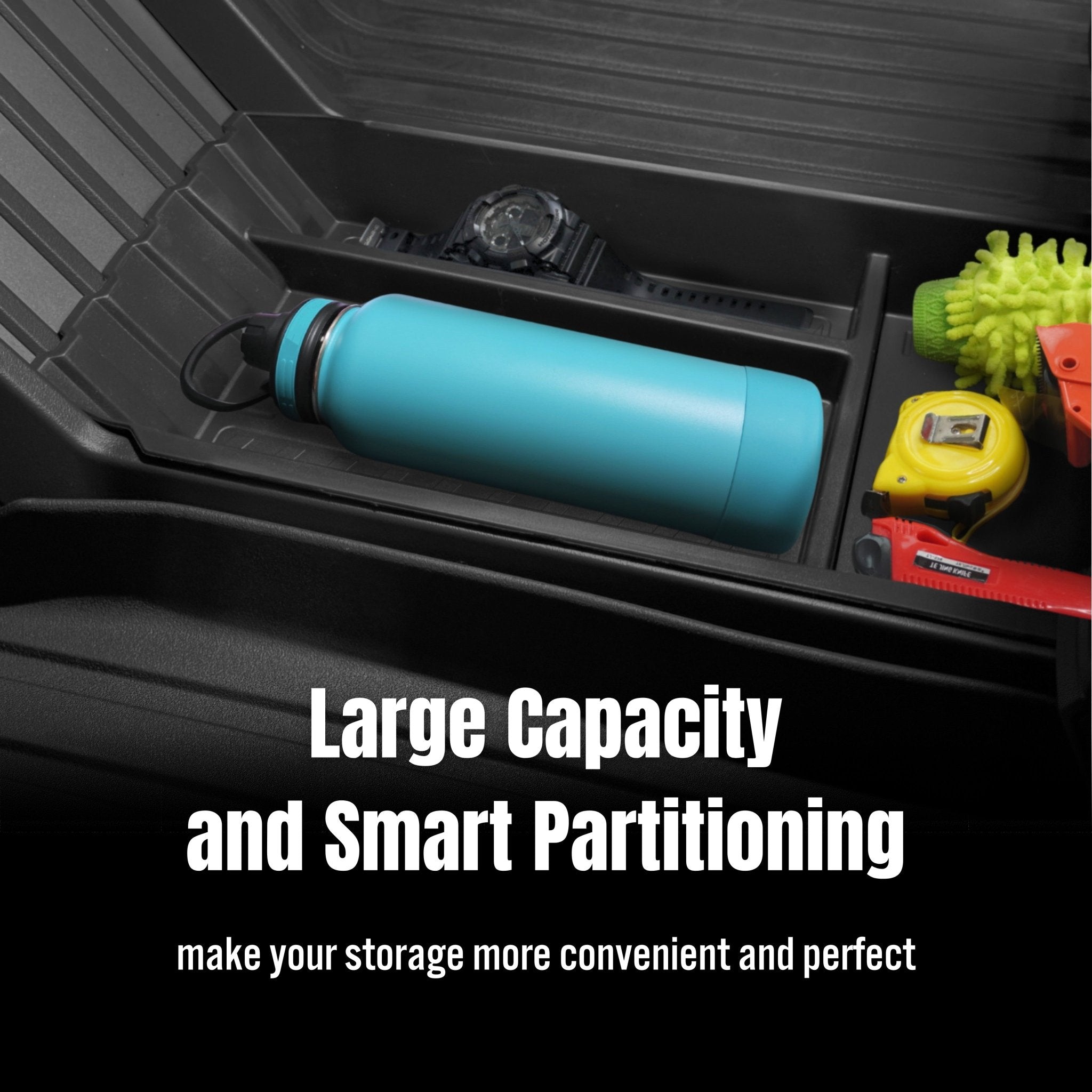 Tesla Cybertruck Floor Organizer Tray Lower Console Storage