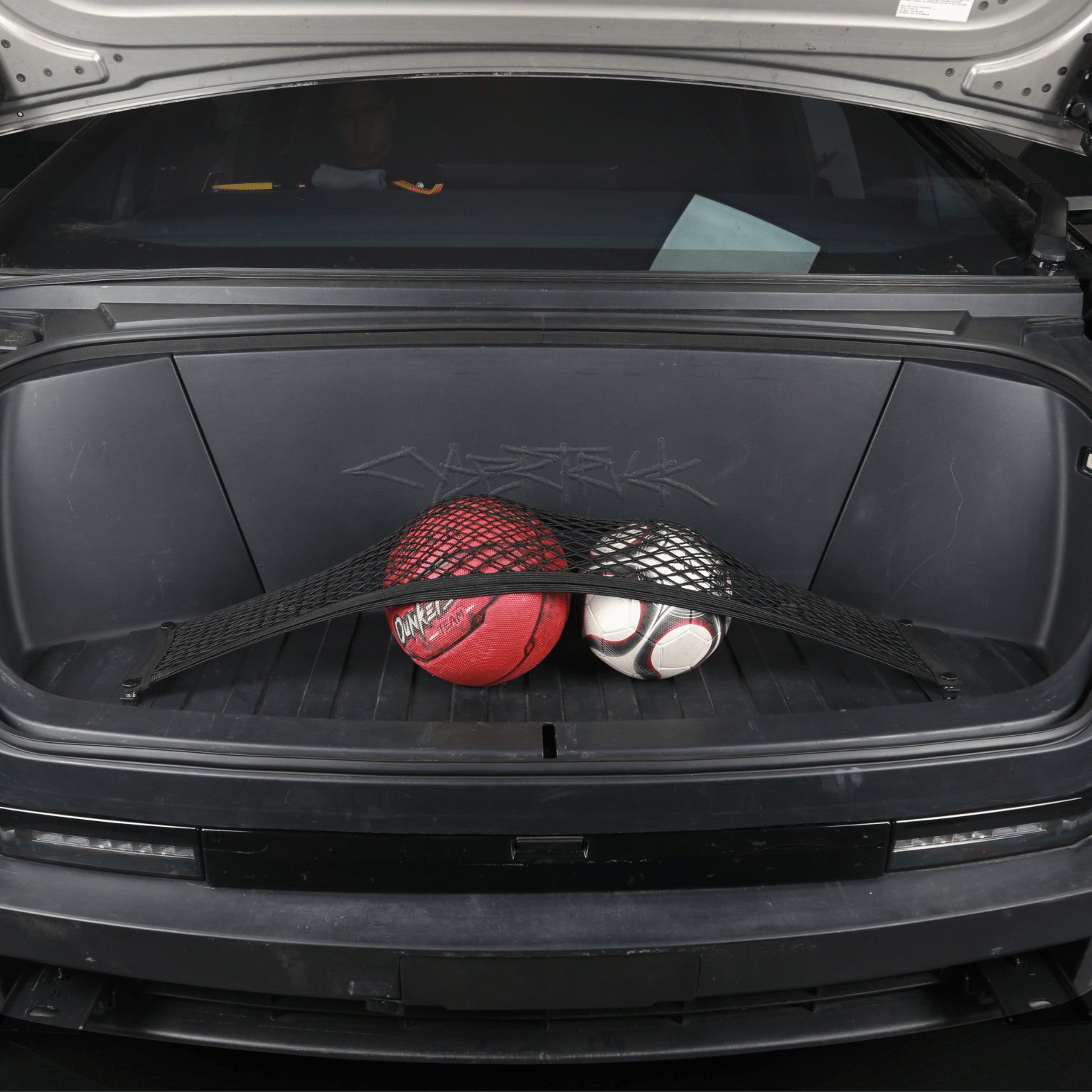 Tesla Cybertruck Front Trunk L-Track + Cargo Net