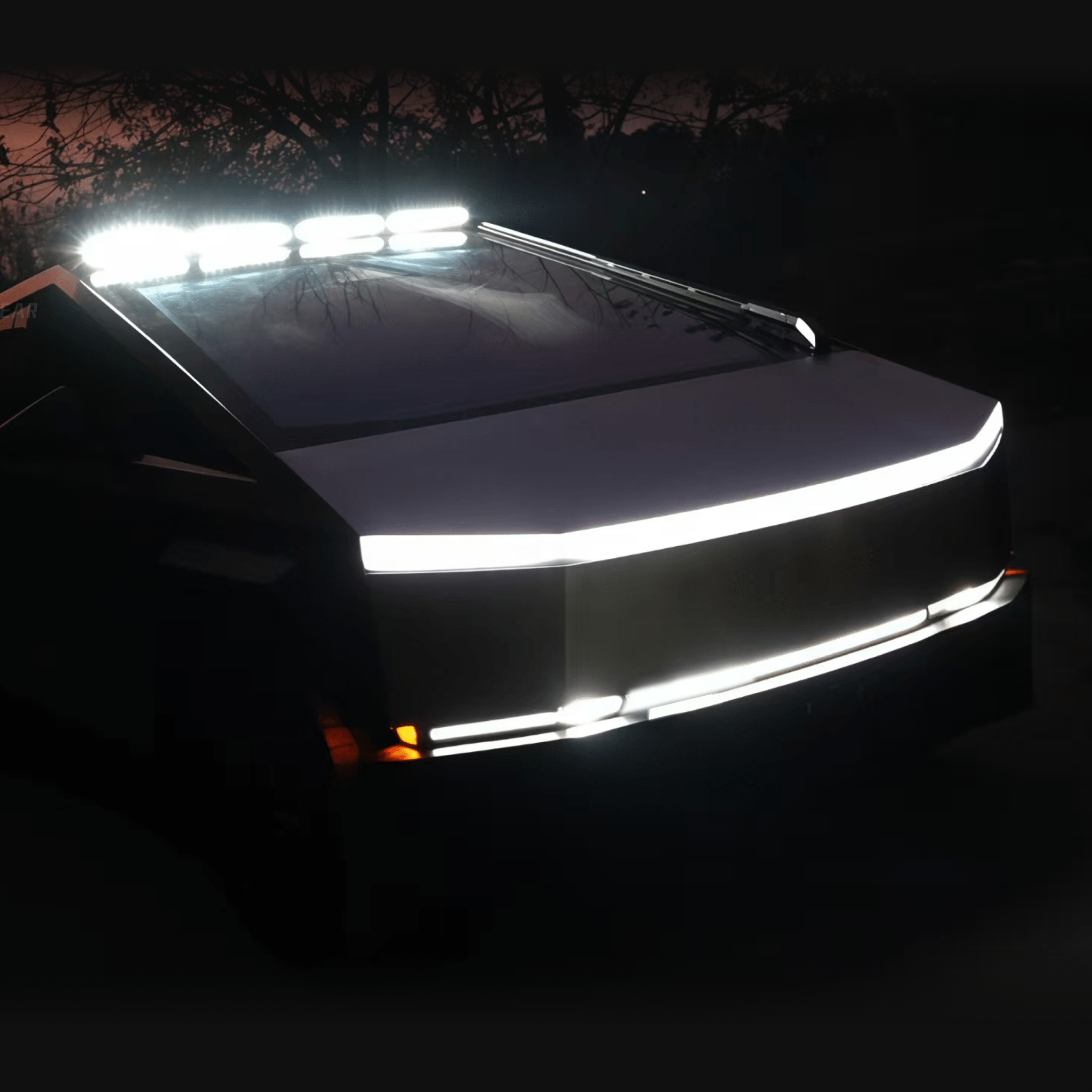 Tesla Cybertruck LED Light Bar Off-Road Overland Roof Top Lighting Bar