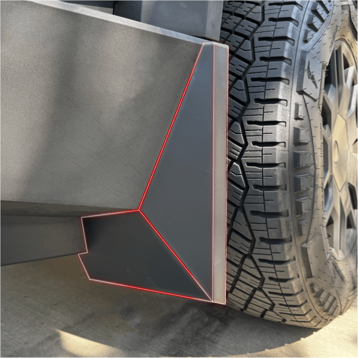 Tesla Cybertruck Mub Flaps Set (Full Set)