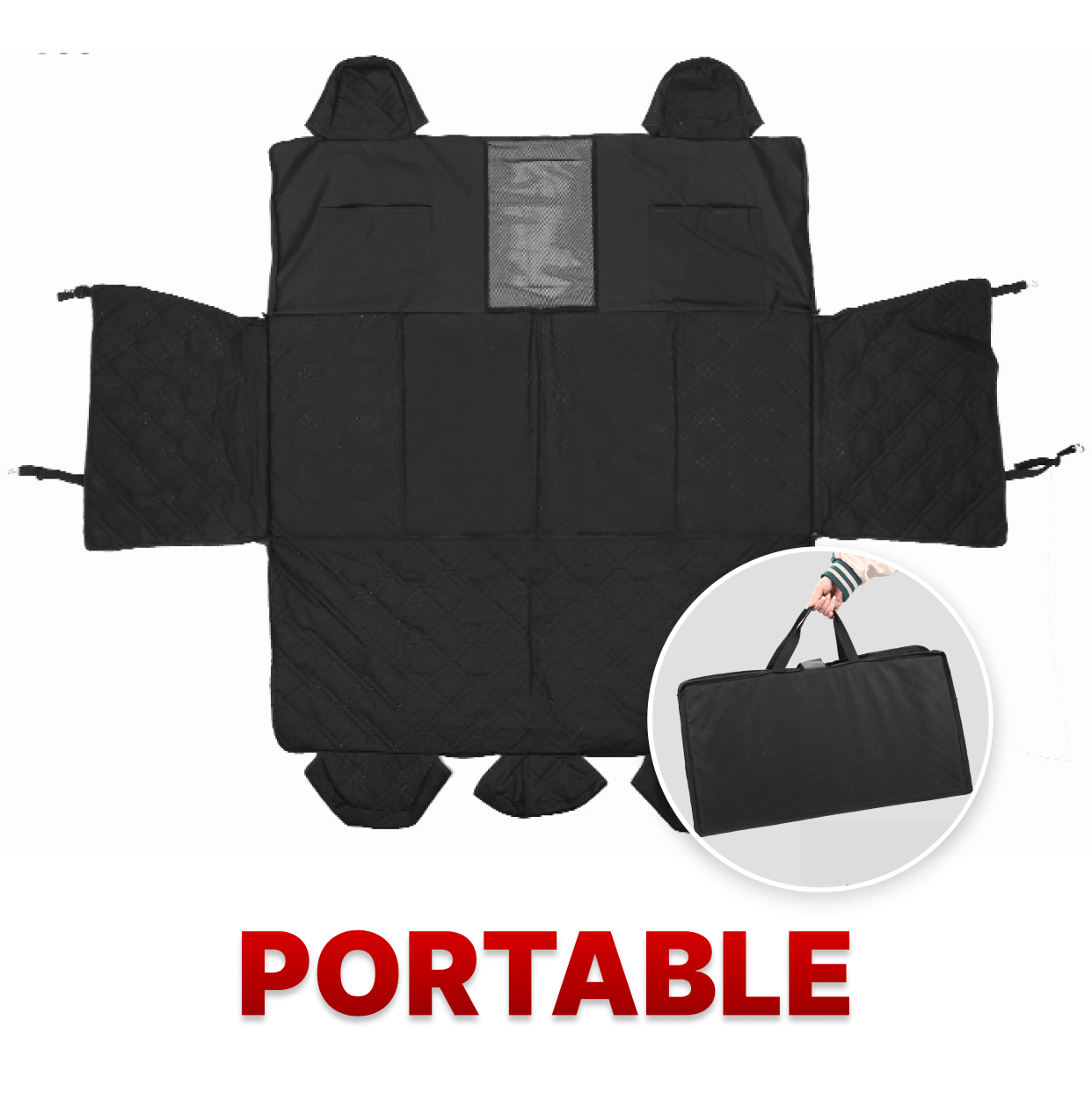 Tesla Cybertruck Pet Rear Seat Cover