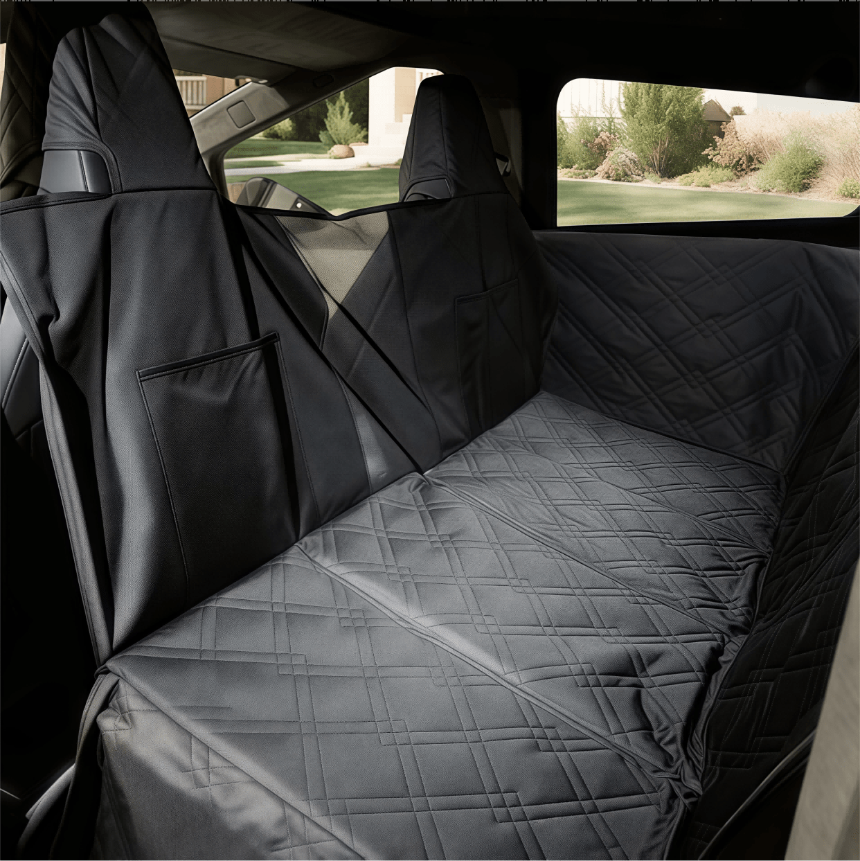 Tesla Cybertruck Pet Rear Seat Cover