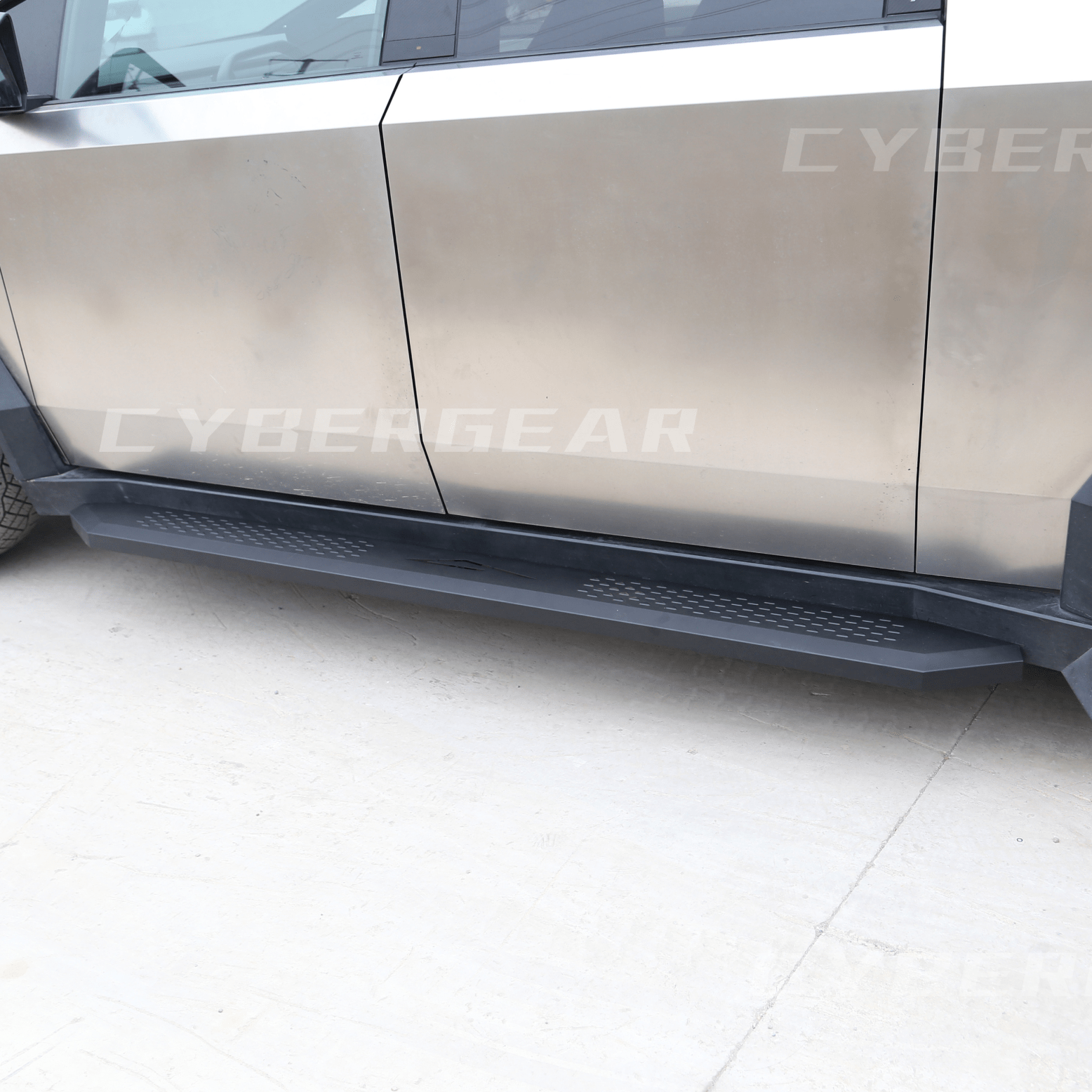 Tesla Cybertruck Running Board Set Nerf Bars Side Steps Solid Design