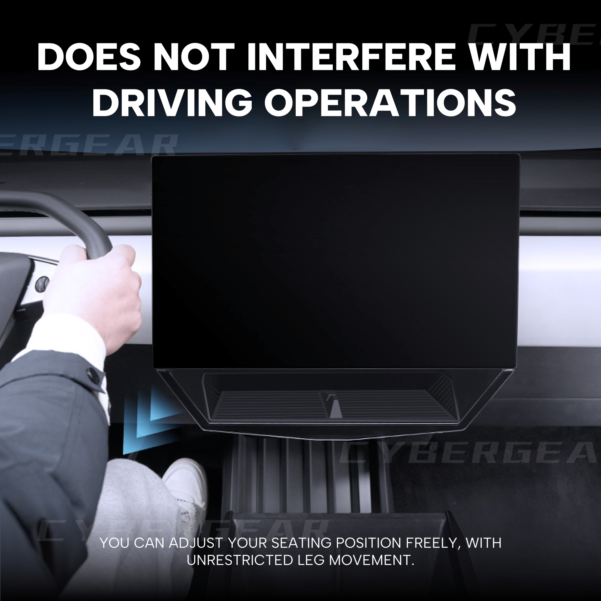 Tesla Cybertruck Under Screen Storage Organizer Upgrade Version