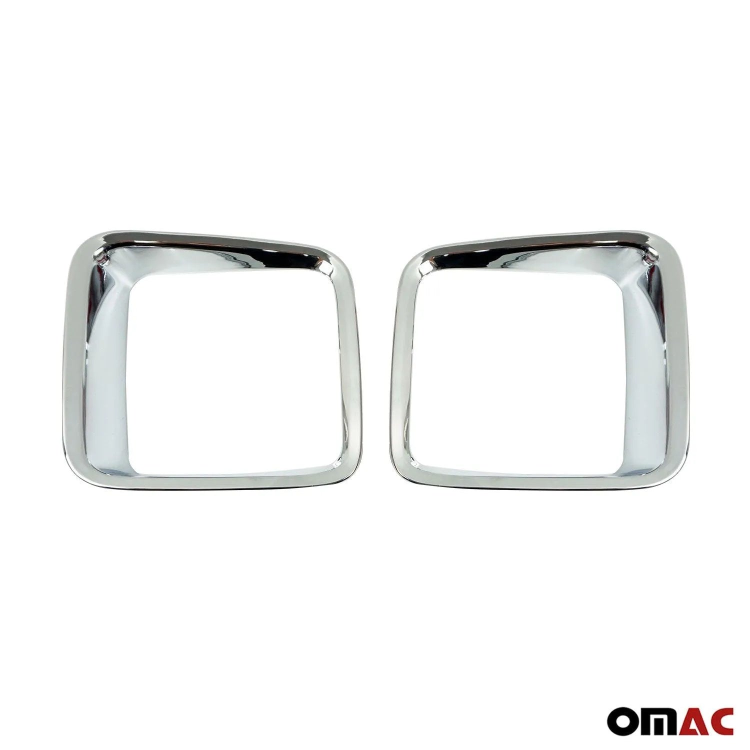 2015-2024 Jeep Renegade Inner Trunk Tail Light Trim Frame Chrome Silver 2Pcs